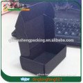 Luxury package black mailer box custom small shipping box black shipping box